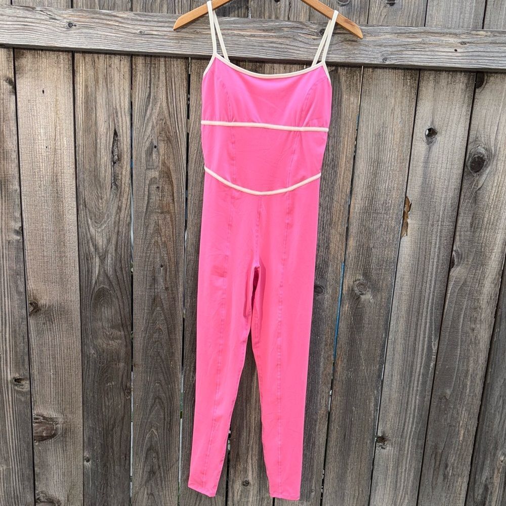 L*Space Pink Ace Jumpsuit Womens Size Medium - Picture 4 of 8